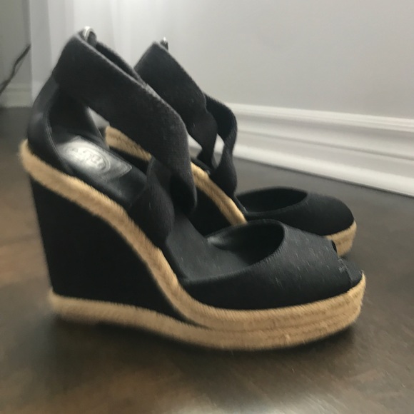 Tory burch wedge’s size 8 - Picture 3 of 5